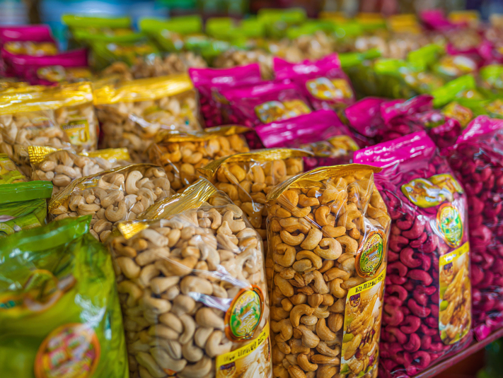 3. 캐슈넛 (Cashew Nuts)