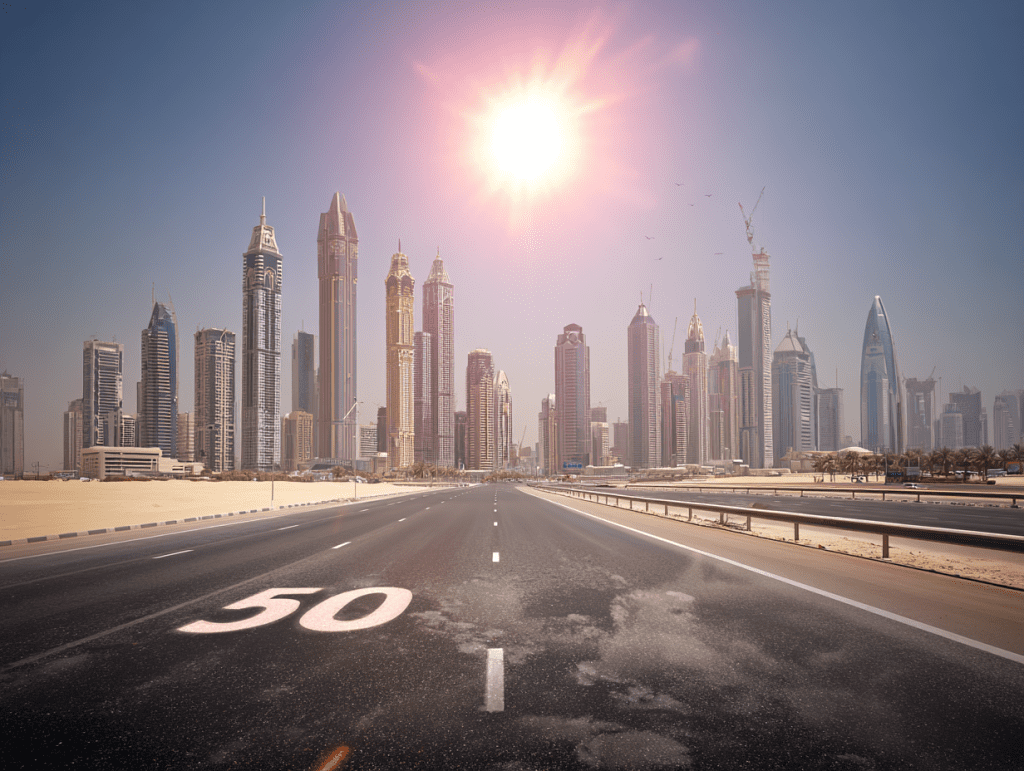 1. 두바이, UAE - 50도 폭염의 지옥