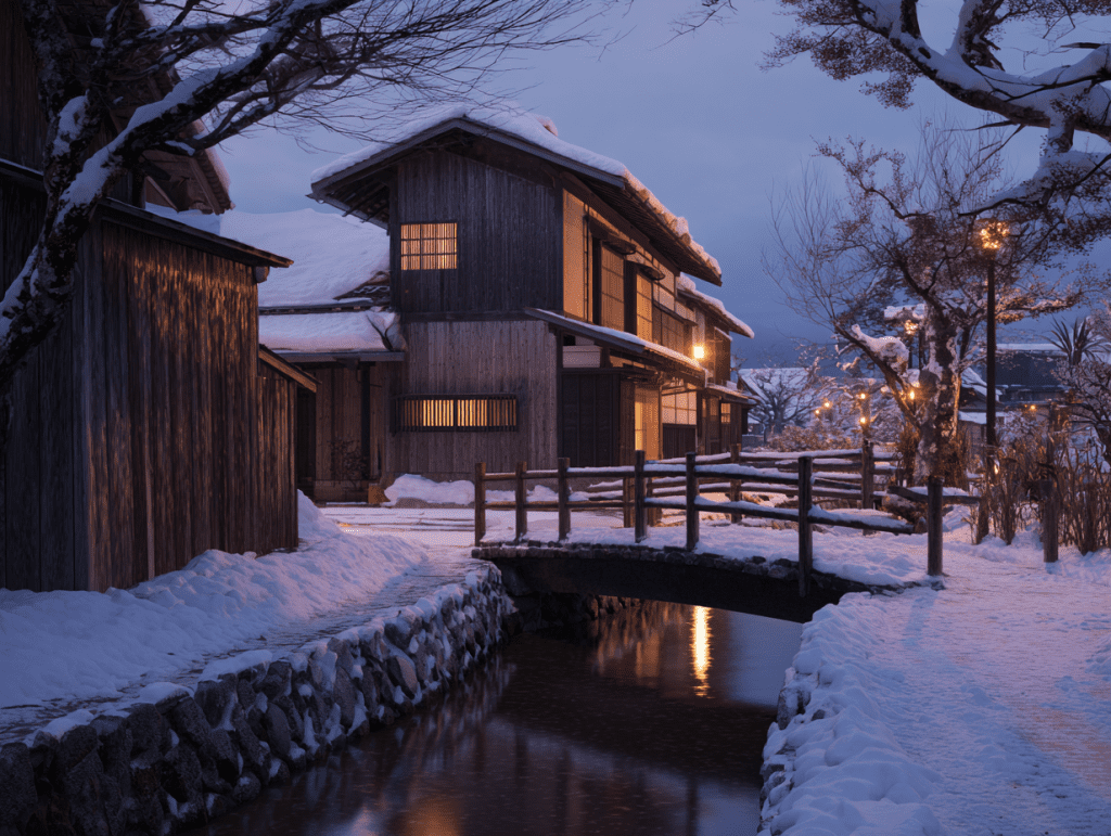 4. 이와테현 카쿠노다테 - 사무라이 마을의 겨울