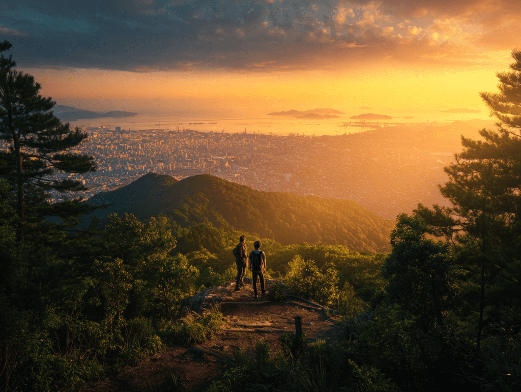 1. 다자이후 뒷산 전망대 - 현지인들의 비밀 야경 명소