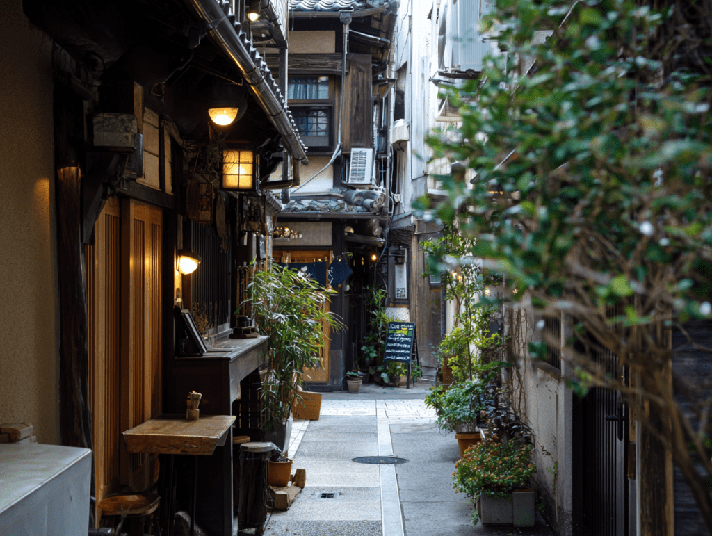 2. 구시다 신사 근처 골목길 카페 - 숨은 맛집의 성지