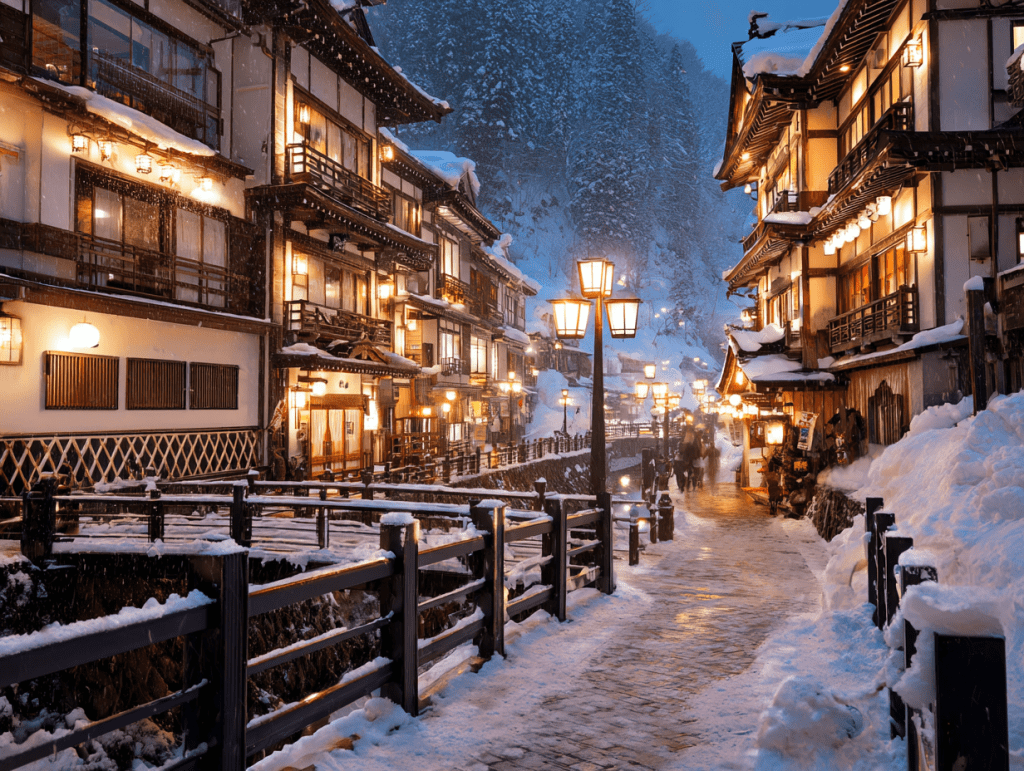 1. 야마가타현 긴잔온센 - 지브리 속 그 마을