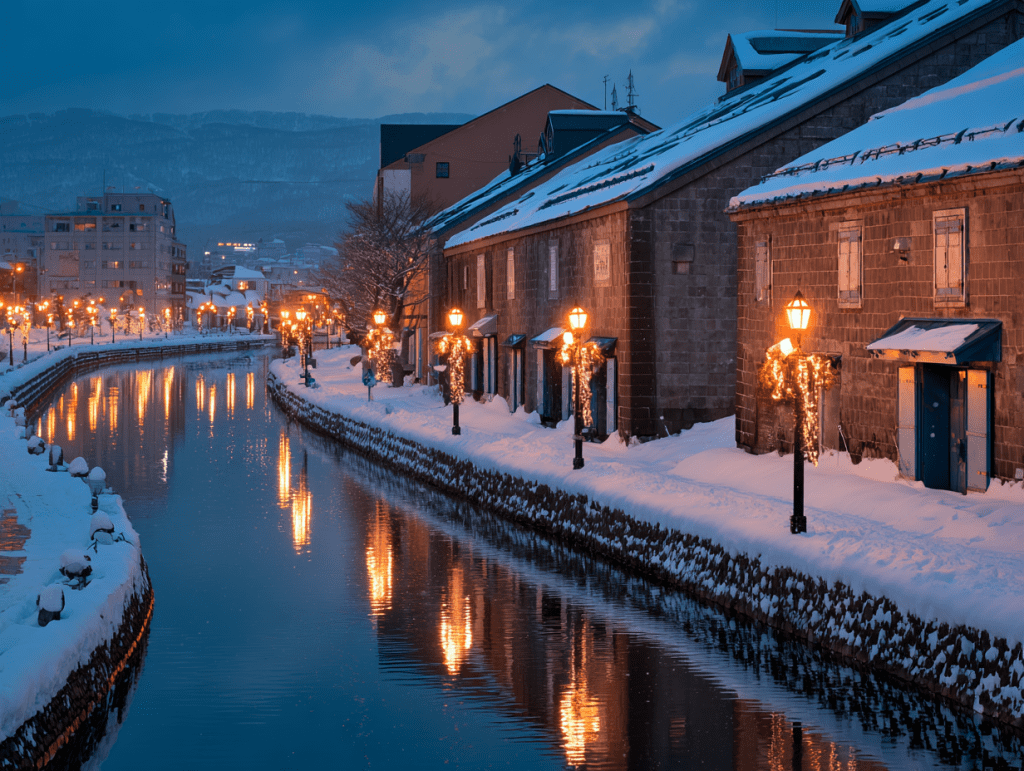 1. 오타루 운하 - 낭만의 시작점