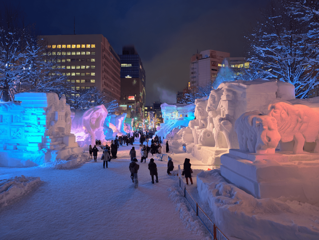 1. 삿포로 눈축제 - 오도리 공원