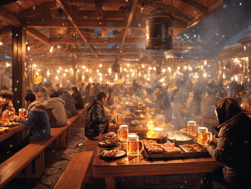 4. 삿포로 맥주 정원 - 겨울 별미