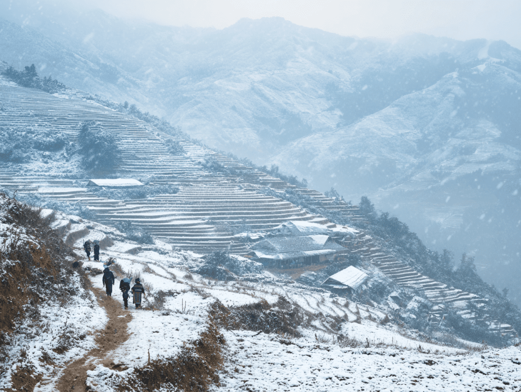 1. 베트남 사파 - 열대 지방의 설경