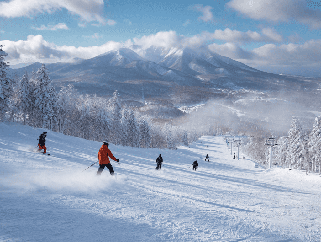 1. 루스츠 리조트 스키장 - 아빠의 스키 실력 자랑하기