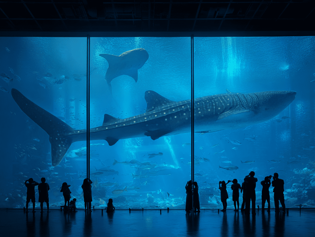 1. 츄라우미 수족관 - 세계 최대 규모의 거대한 수족관