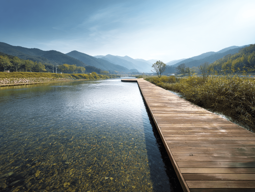 1. 홍천강 잔도 - 물 위를 걷는 기분