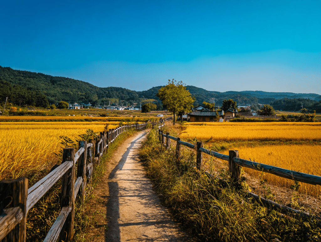 2. 안흥찐빵마을 산책로 - 시골 정취 가득